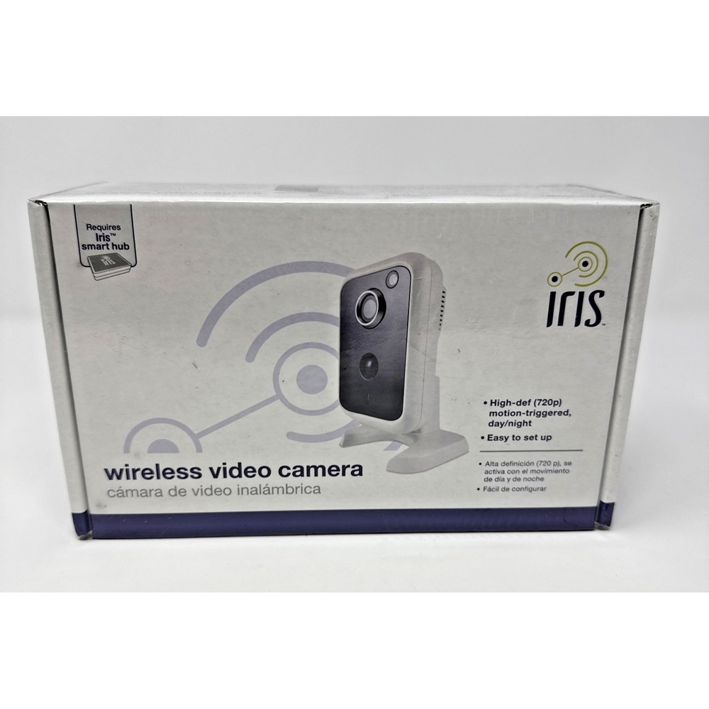 Iris Wireless Video Camera High Def(720 p) Model RC-8221 New Sealed